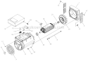 Alternator Diagram and Parts List for 01815  Briggs and Stratton Generator